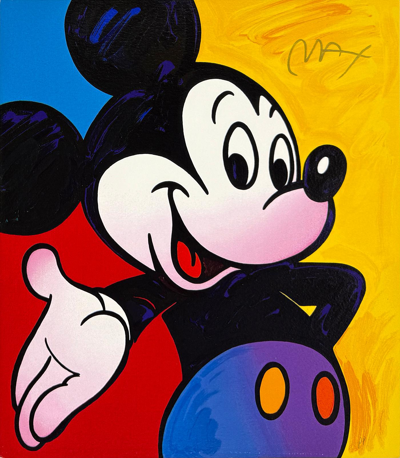 Satz von 4 Serigraphien in Farben auf Papier.  Jeweils rechts unten von Peter Max handsigniert.  Jeweils handnummeriert PP (Printer's Proof) unten links.  Blattgröße: 16 x 14 Zoll (pro Stück).  Herausgegeben von Hanson SOMA Studios und gedruckt von