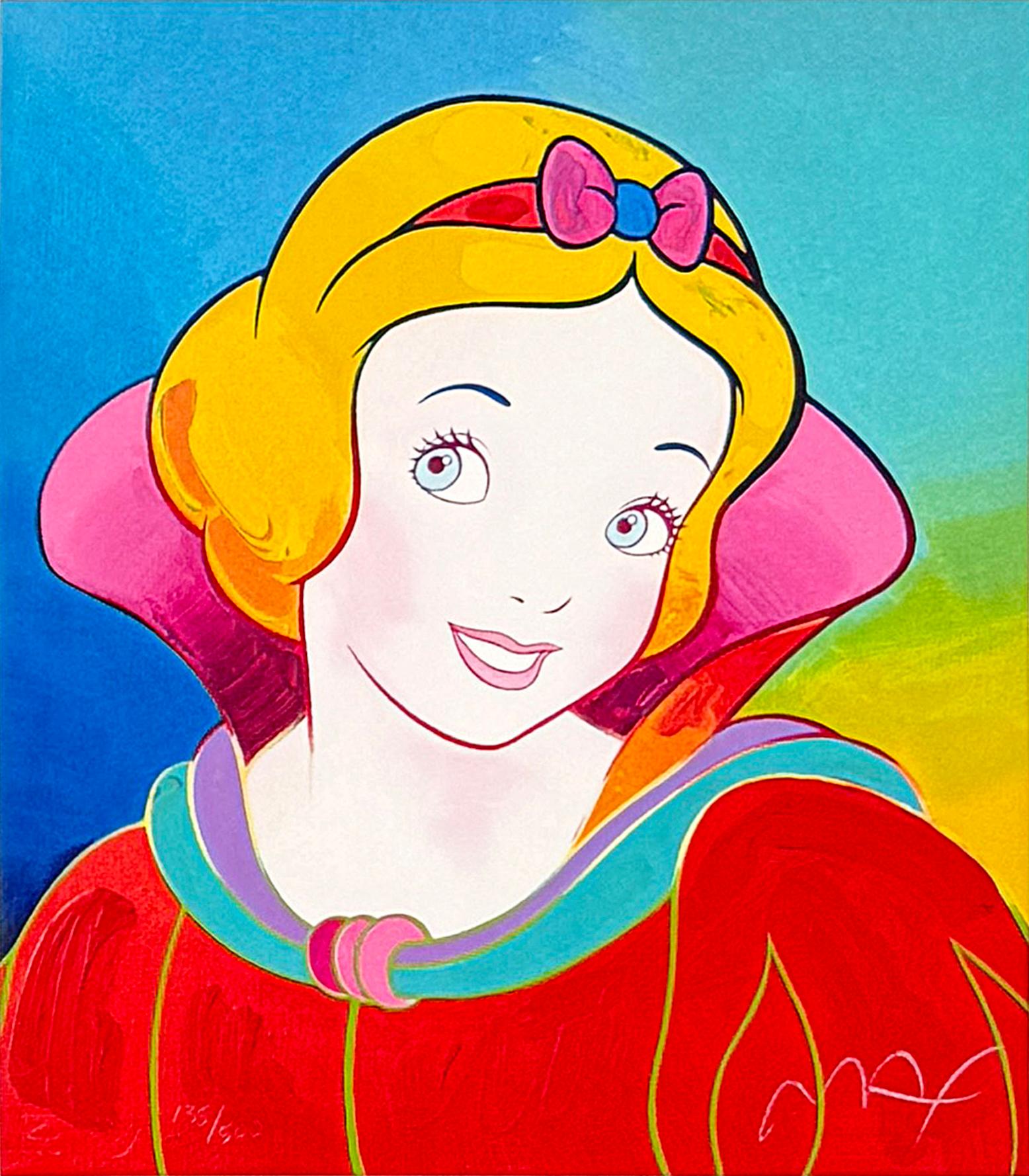 Disney: Snow White Suite (large custom framed set of 4 serigraphs) - Print by Peter Max