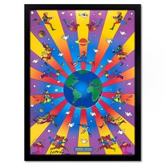 "Earth Day" Gerahmte, handsignierte Offset-Lithographie