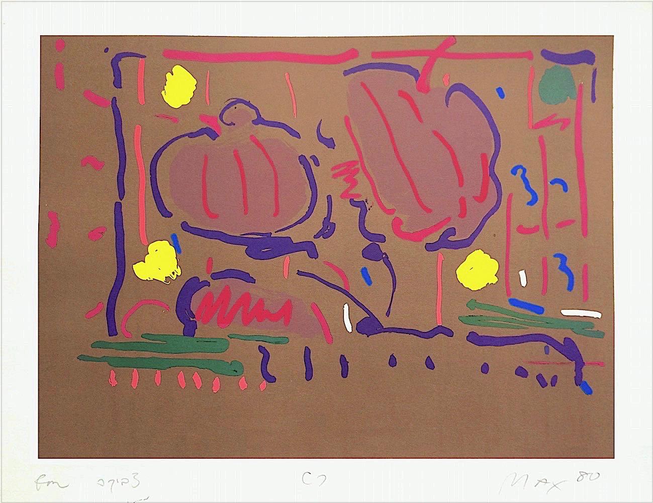 peter max lithograph signed