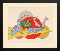 Eternal Bubble Dance, Psychedelic Art Screenprint by Peter Max