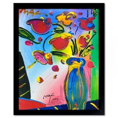 "Faciliti-Link-Flowers" Framed Hand Signed Offset Lithograph