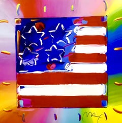 Flag with Heart III, Peter Max