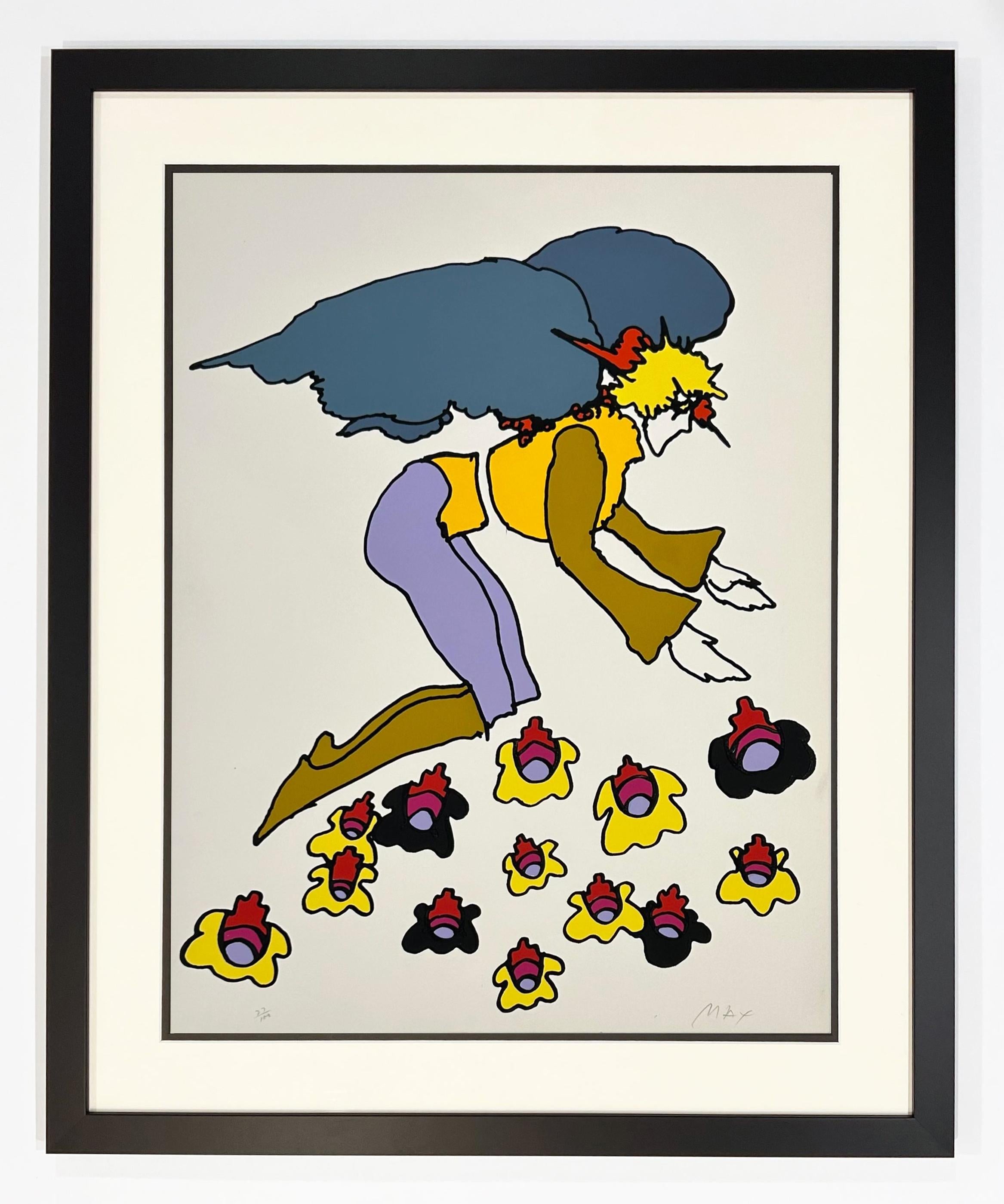 Ángel en flor - Print de Peter Max