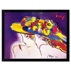 Lithographie offset « Friends III » encadrée et signée à la main
