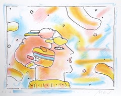 From Another Planet, Psychedelic Art Lithograph by Peter Max
