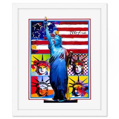 "Volle Freiheit" Gerahmte, handsignierte Offsetlithographie