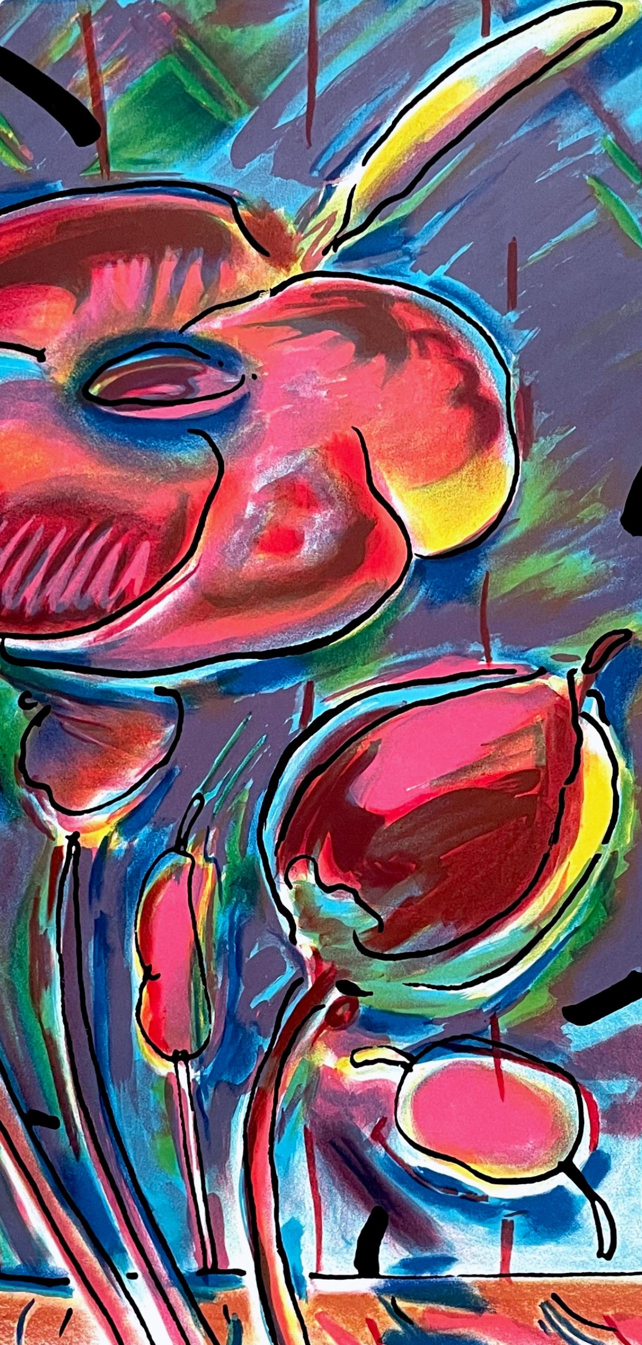 Gartenblumen, Peter Max im Angebot 2