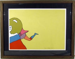 Getting there Quickly, Pop Art Screenprint by Peter Max