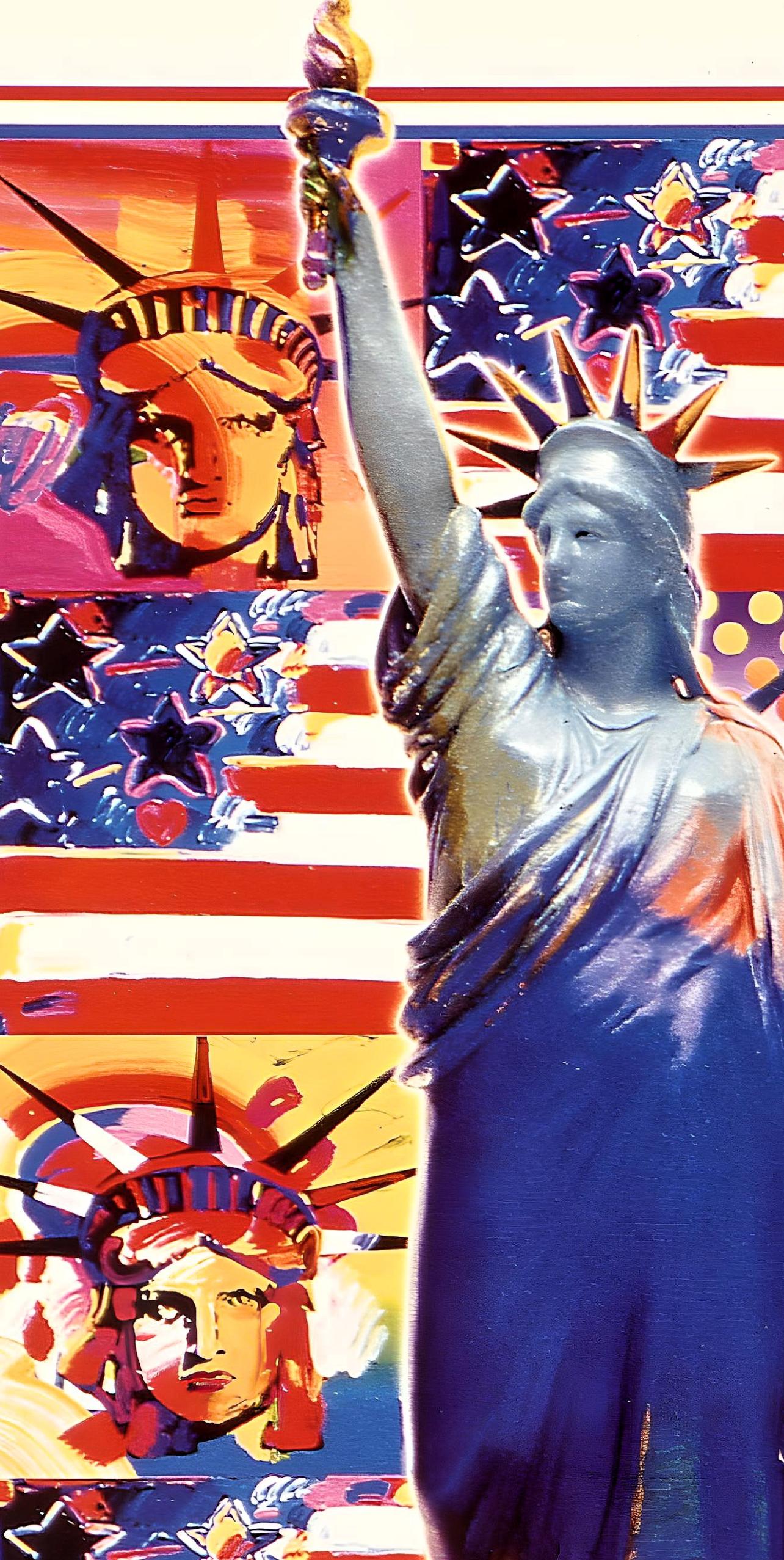 God Bless America, Peter Max For Sale 1