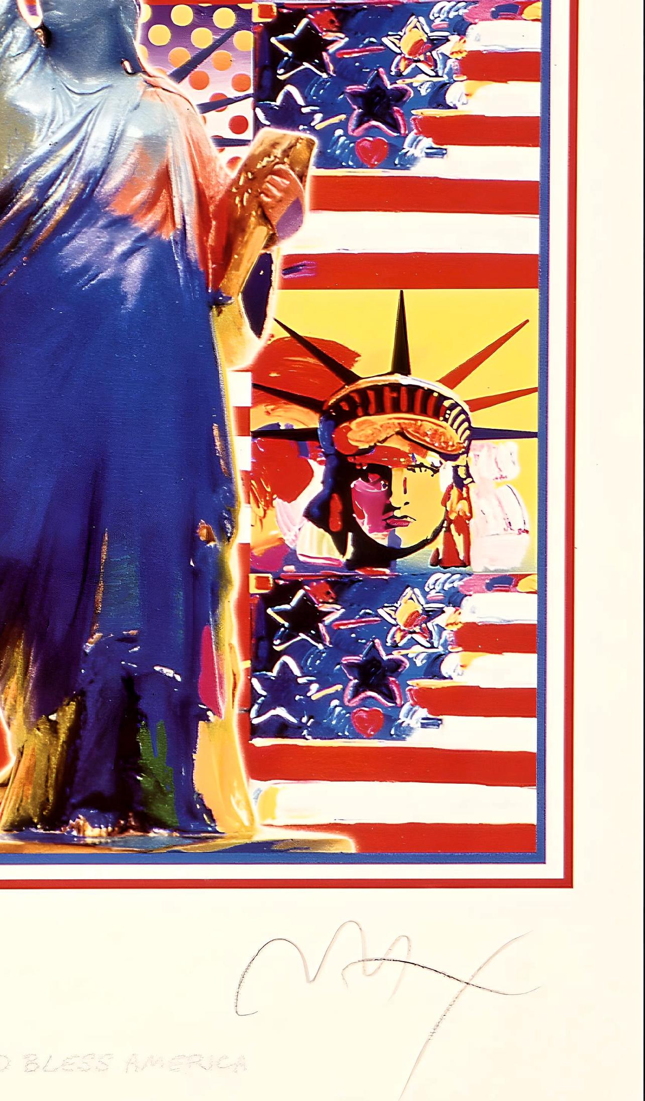 God Bless America, Peter Max For Sale 4