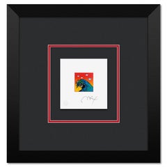 "Great Wave with Doves" Framed Limited Edition Lithograph