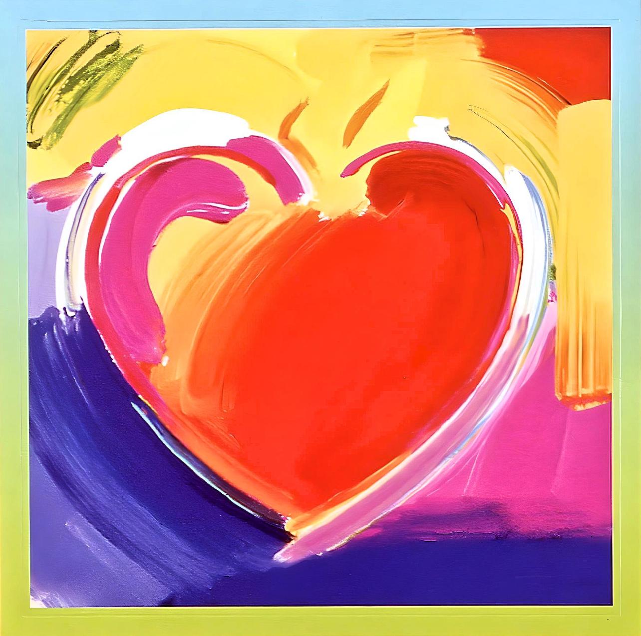 Heart on Blends, Peter Max For Sale 2