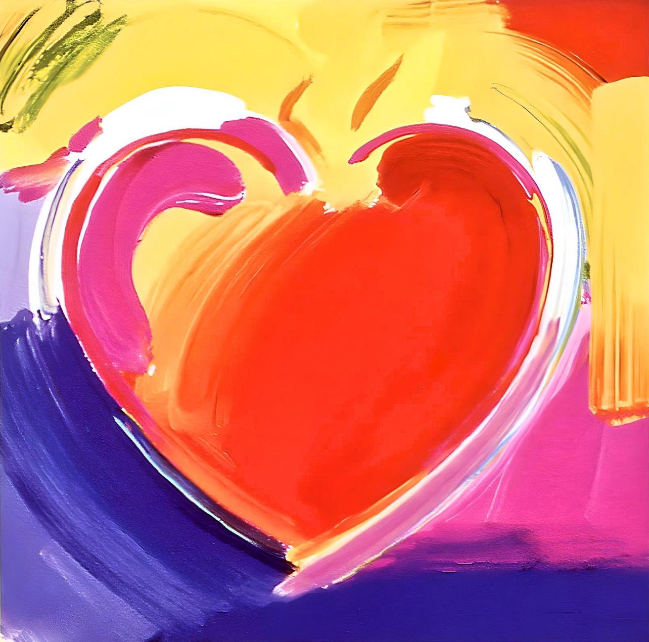 Heart on Blends, Peter Max For Sale 3