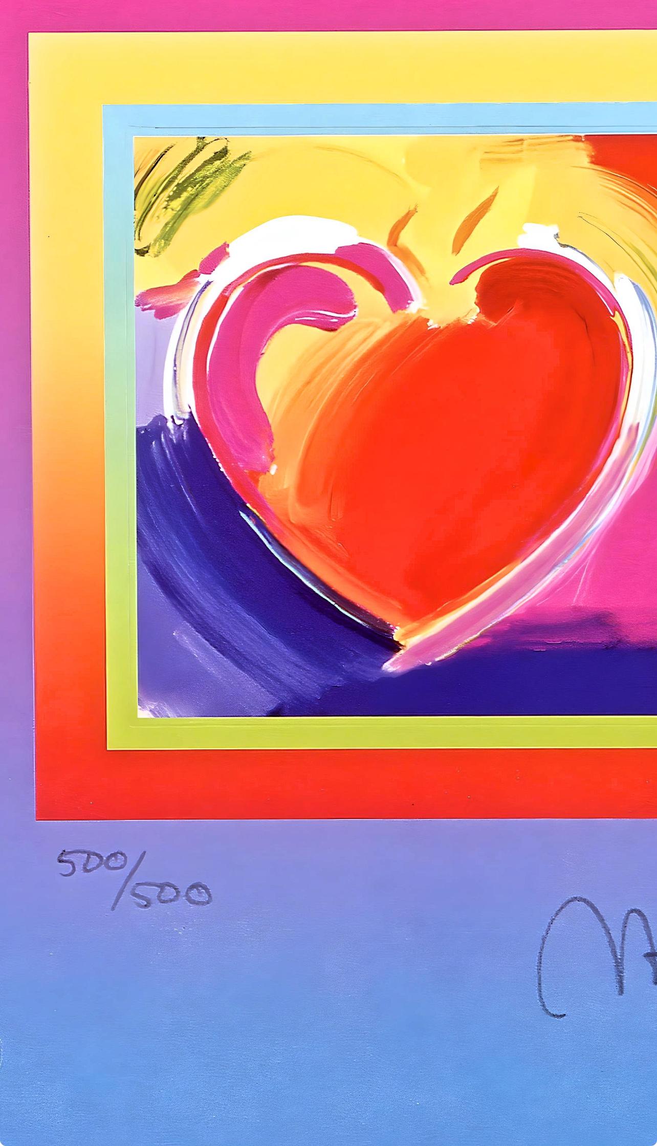 Heart on Blends, Peter Max For Sale 4
