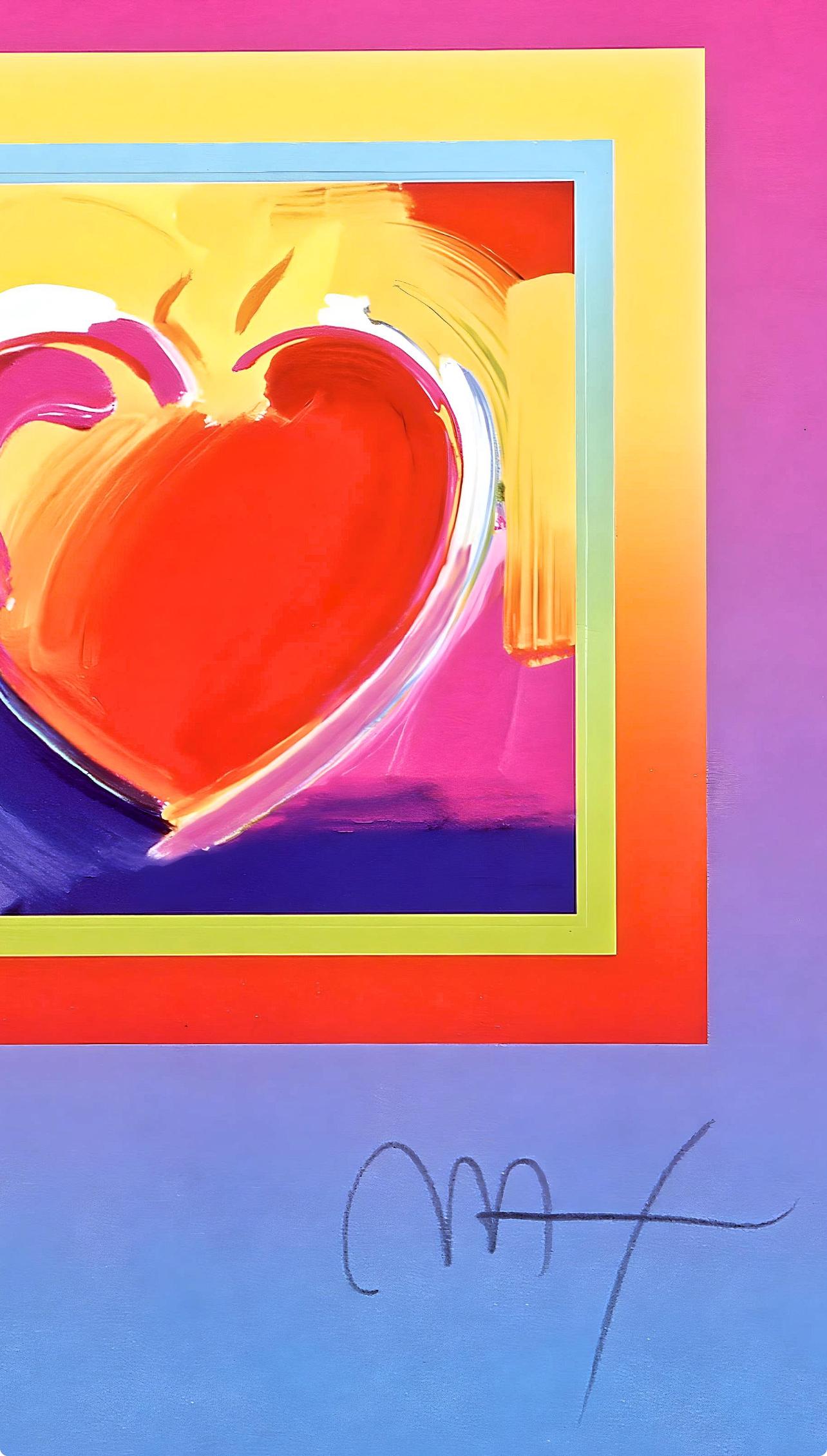 Heart on Blends, Peter Max For Sale 5