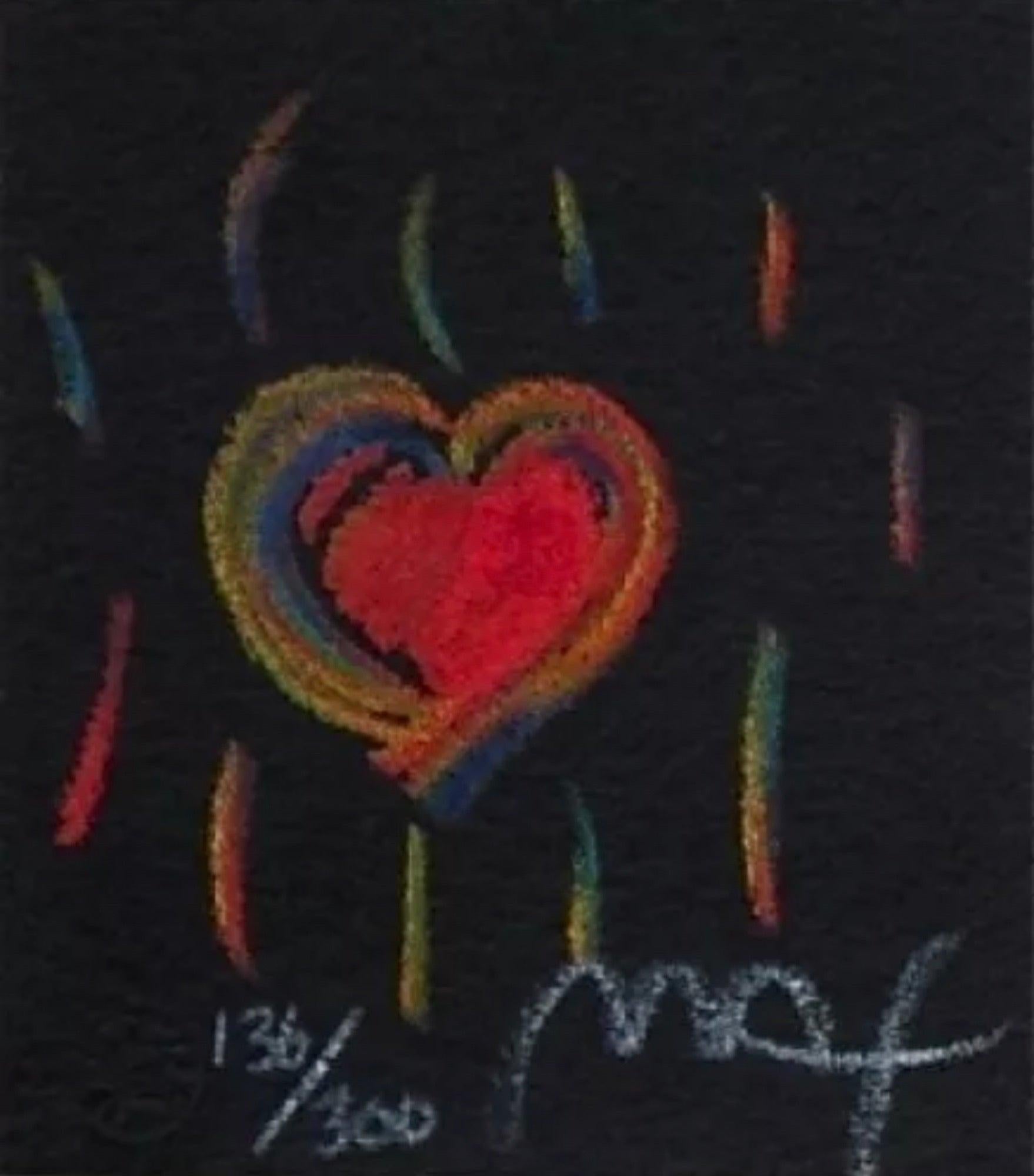 Herz Suite III, Vier Kunstwerke, Peter Max im Angebot 2