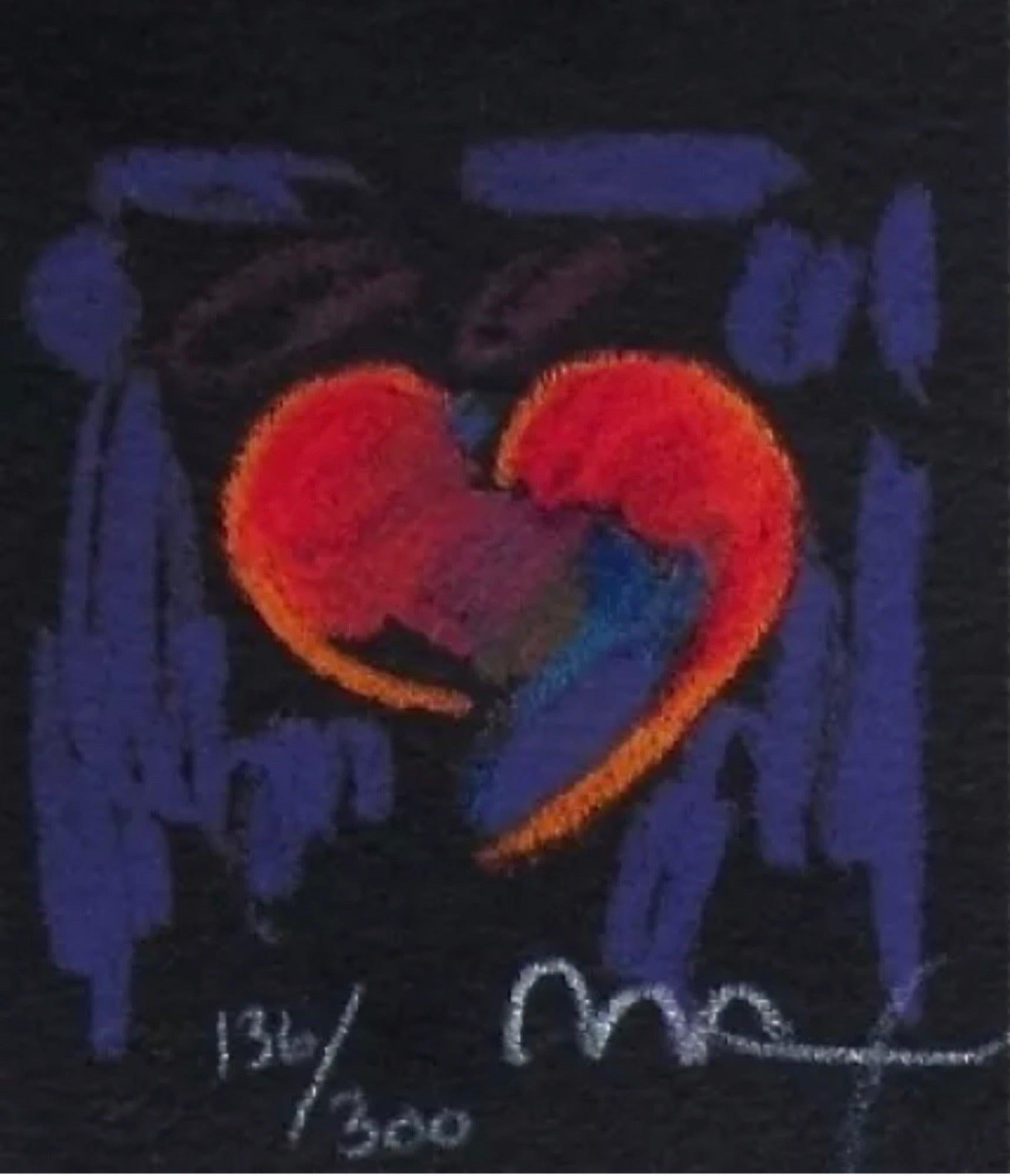 Herz Suite III, Vier Kunstwerke, Peter Max im Angebot 3