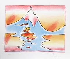 Himalayan Valley , Pop Art Lithograph by Peter Max