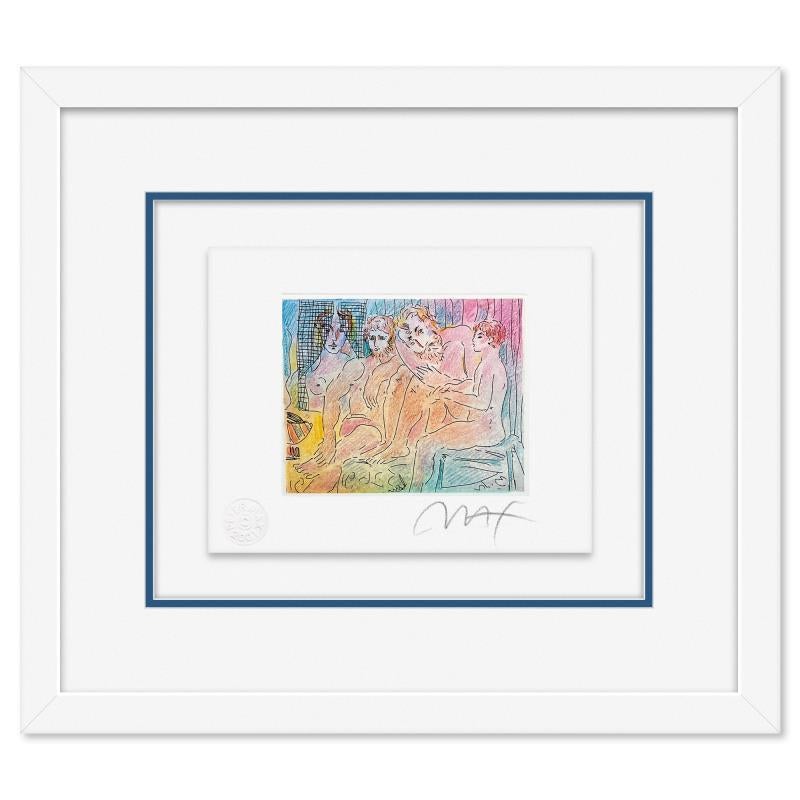 Peter Max Print - "Homage to Picasso" Framed Limited Edition Lithograph