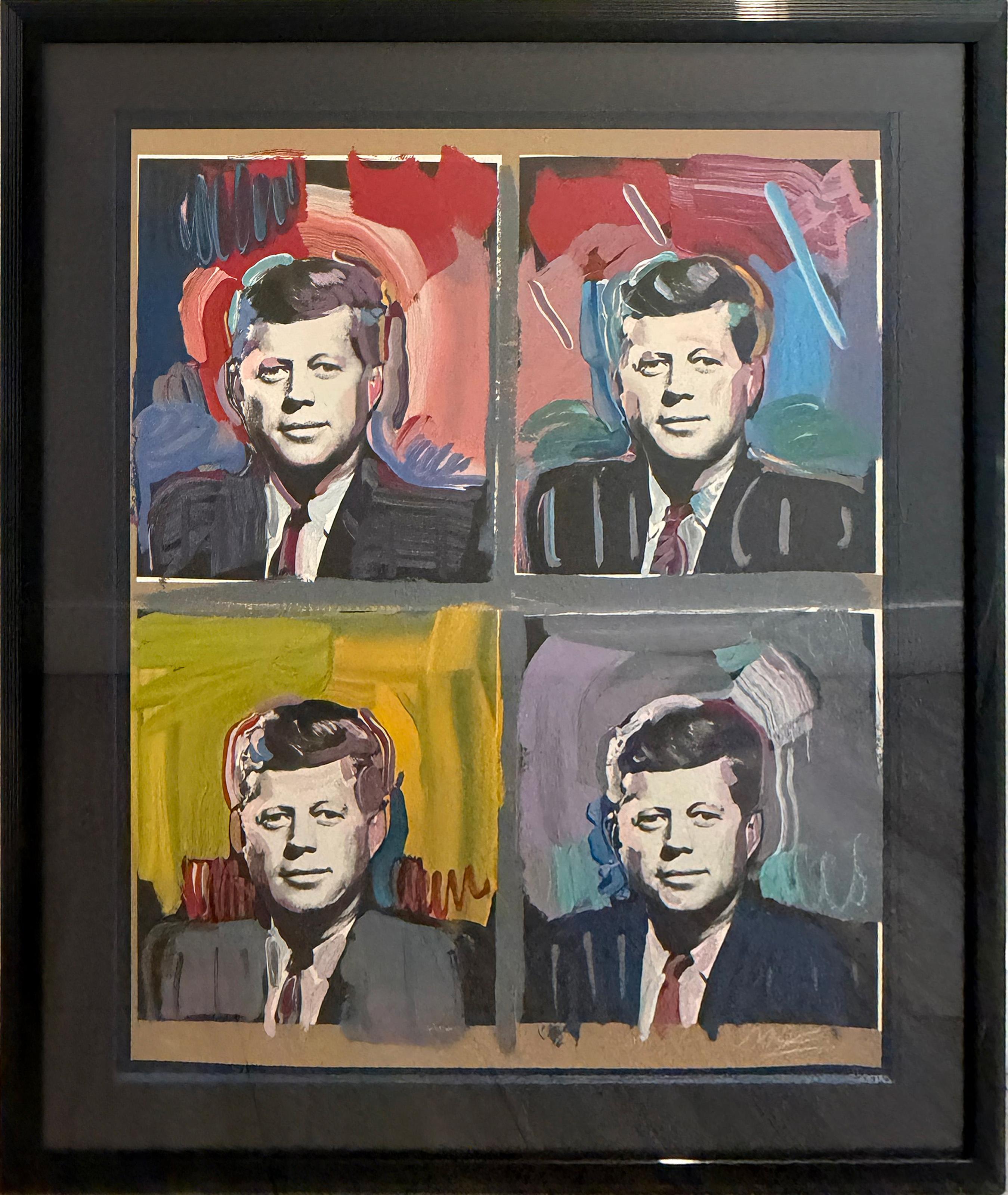 JFK, Psychedelic Art Lithograph by Peter Max