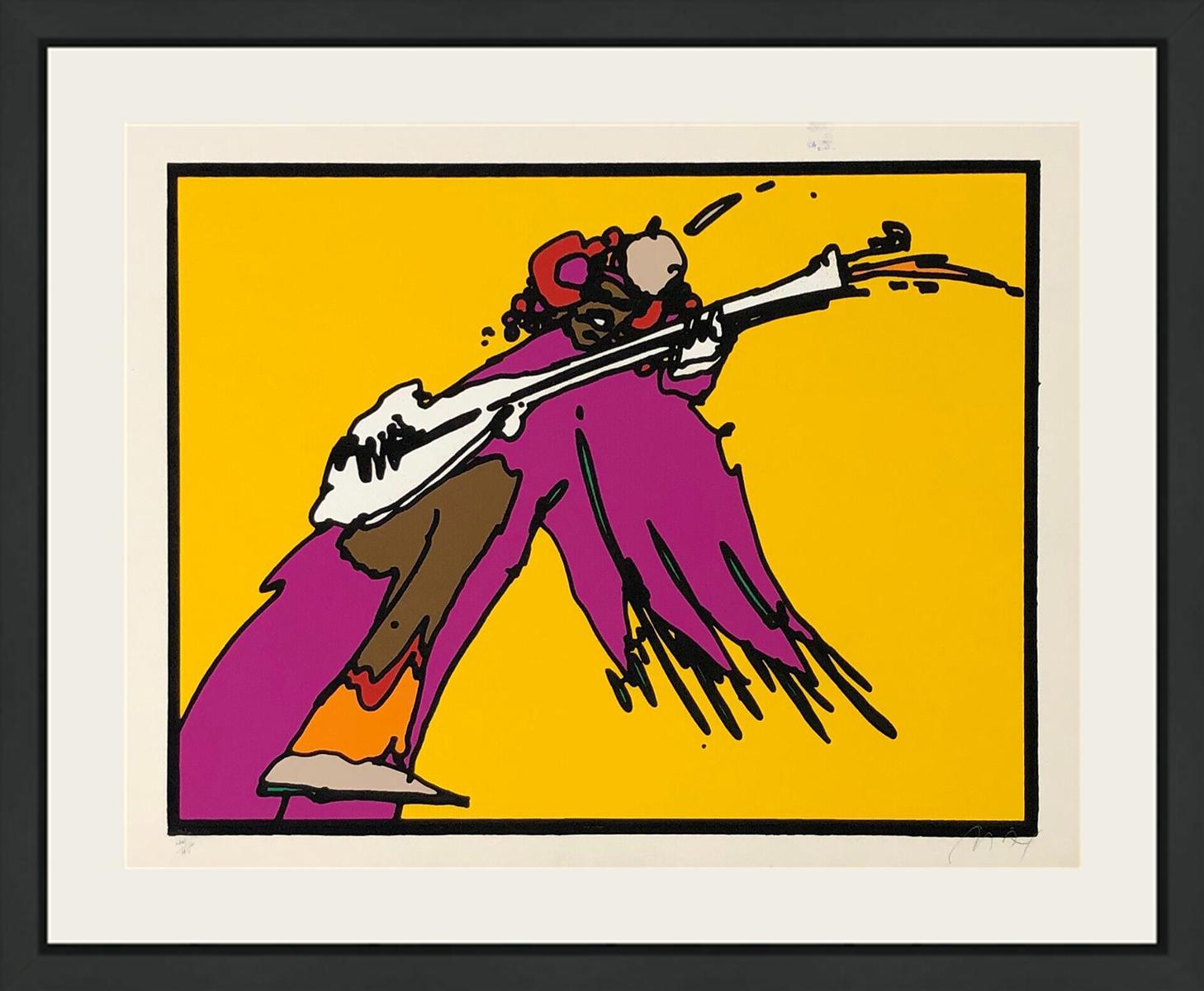 Peter Max Figurative Print – JIMI HENDRIX