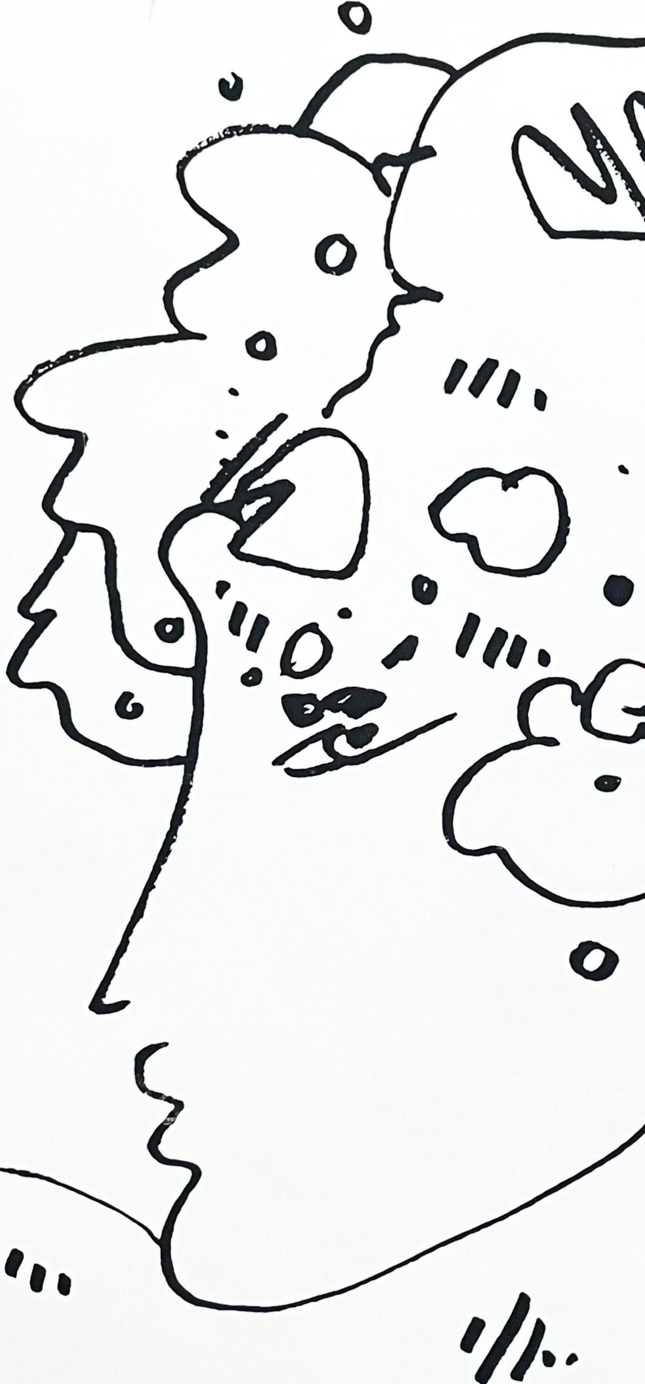 Lady Profile, Peter Max For Sale 1