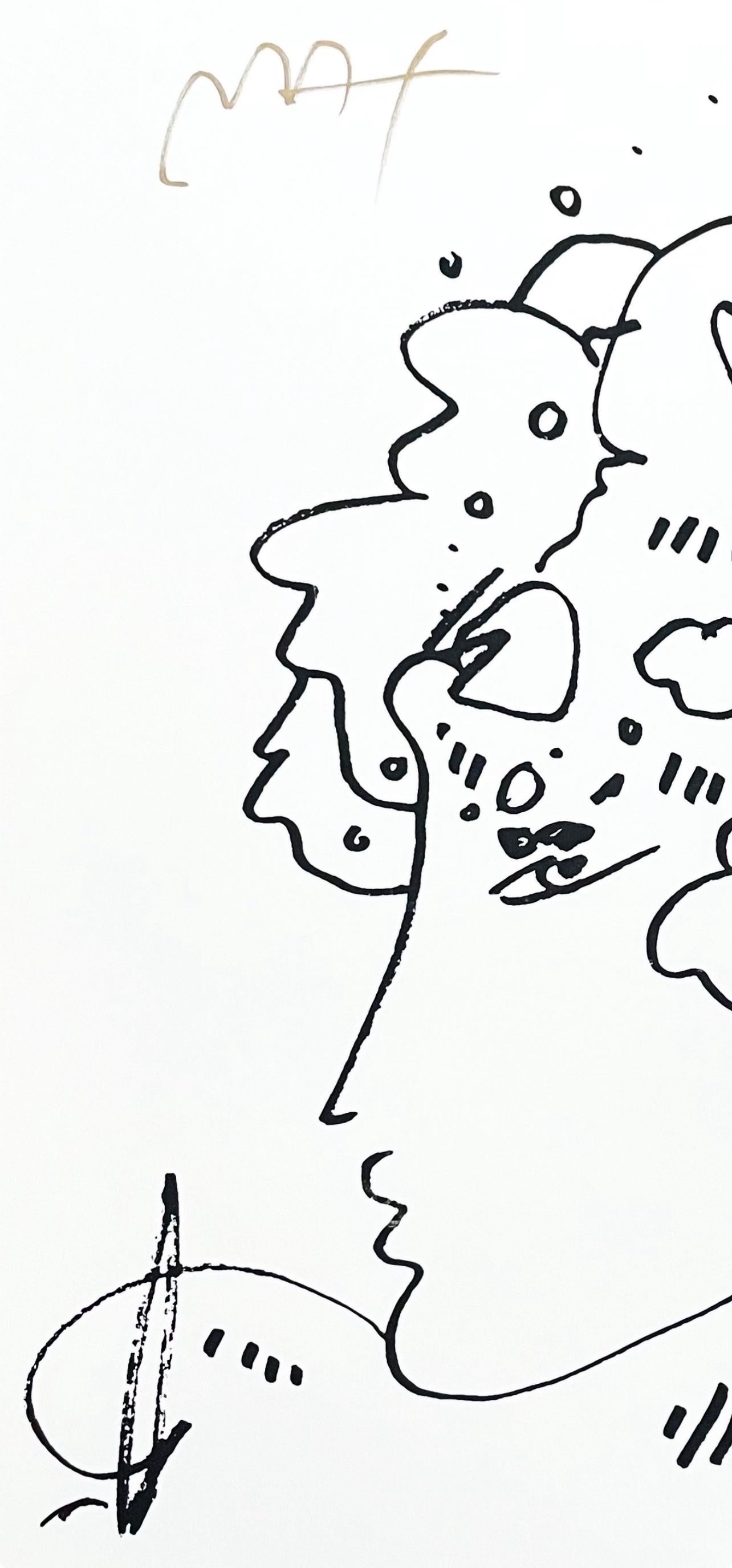 Lady Profile, Peter Max For Sale 3
