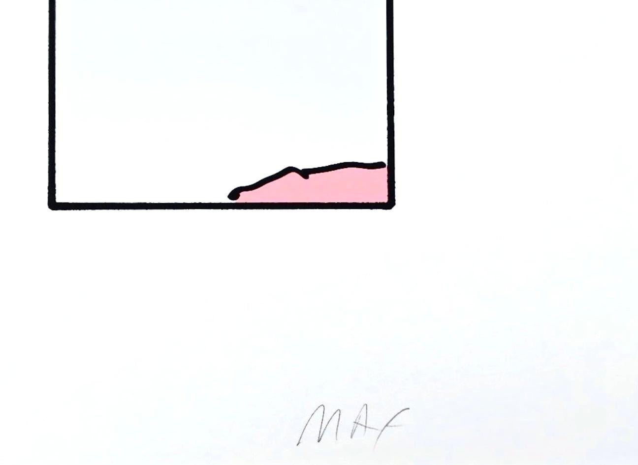 Landscape thru Window, Peter Max For Sale 1