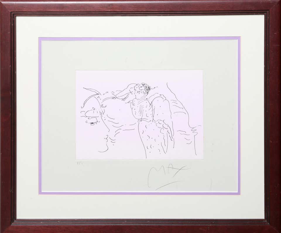Lavender, Pop Art Etching by Peter Max