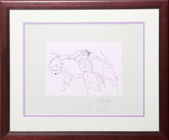 Lavender, Pop Art Etching by Peter Max
