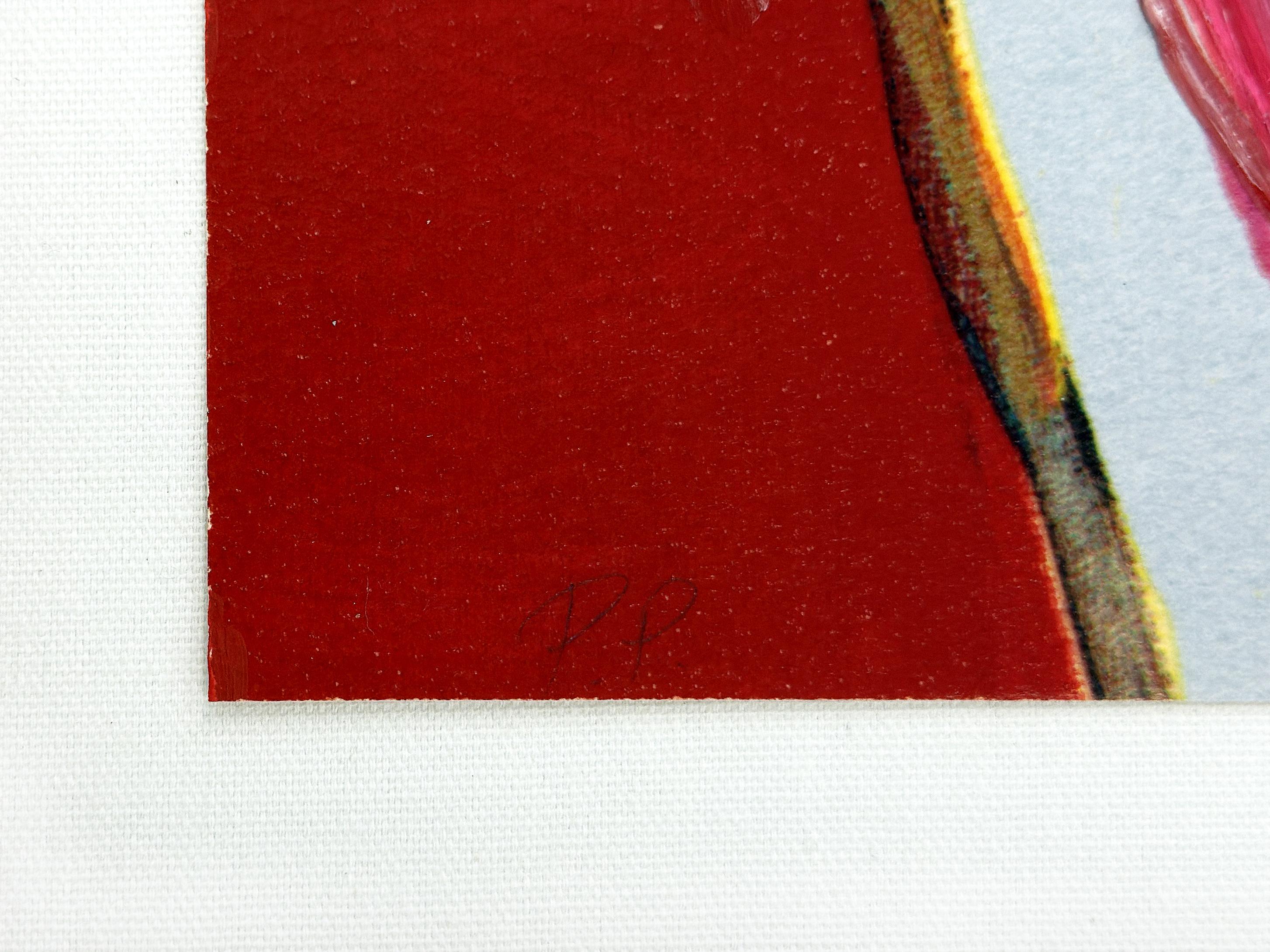 Les Mondrian Ladies (grande sérigraphie encadrée et signée à la main) - Print de Peter Max