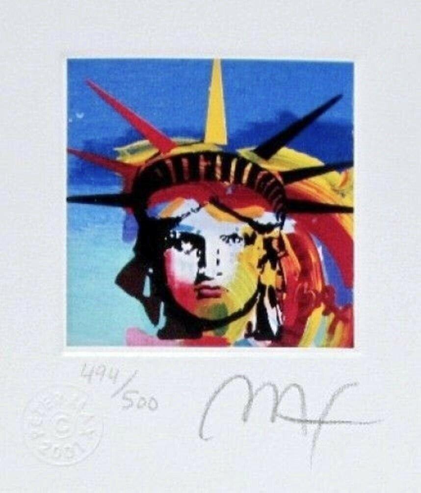 peter max signed lithograph