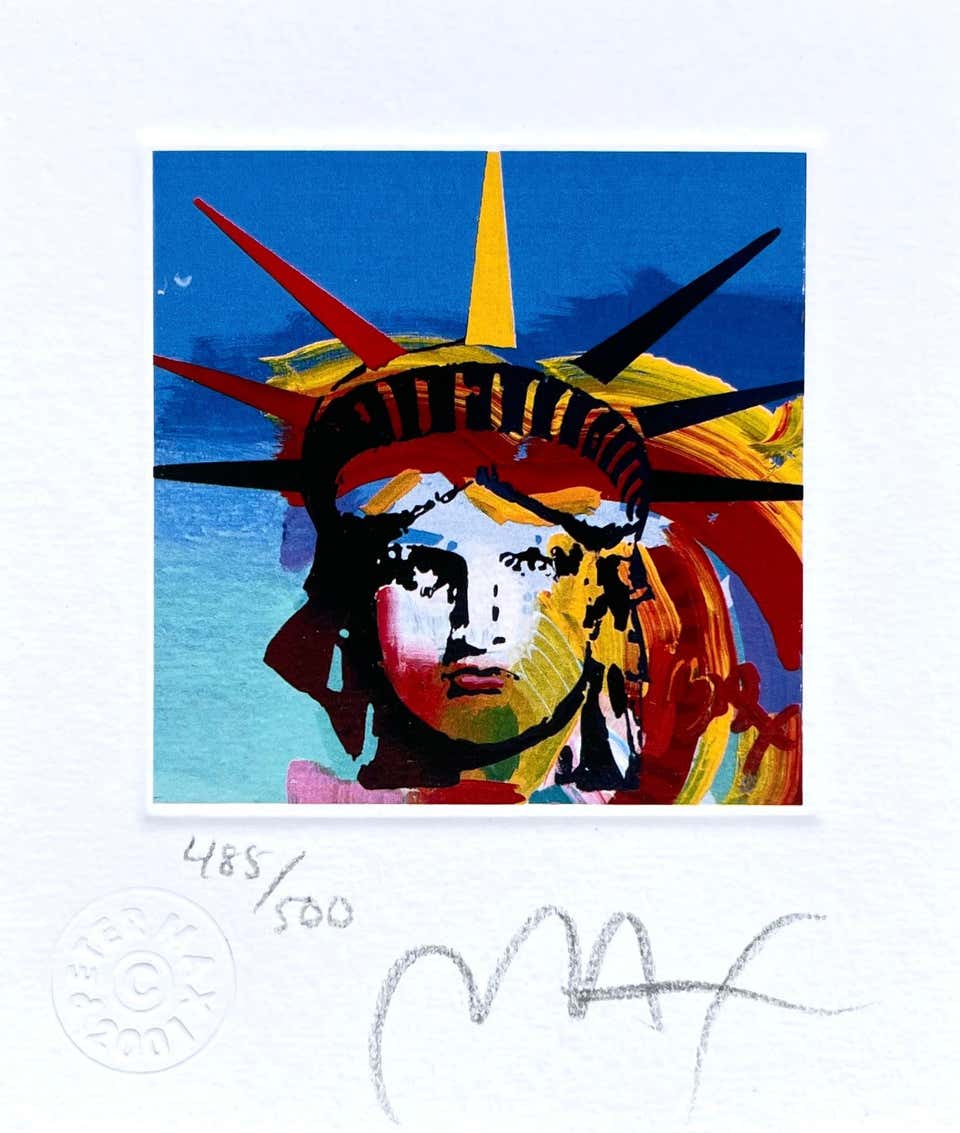 Peter Max Liberty 2000 235 For Sale On 1stDibs Peter max liberty 2000 235 for sale on 1stdibs