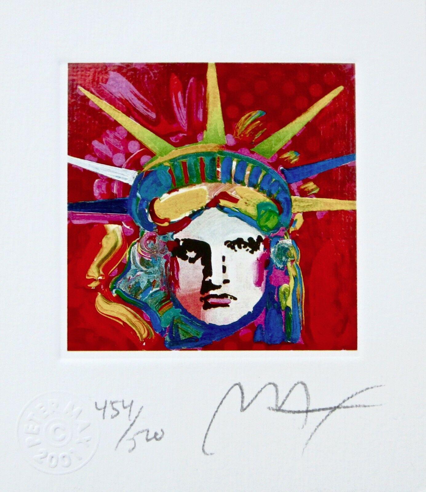 peter max signed lithograph