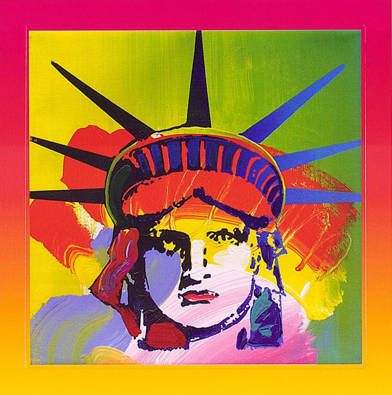 Liberty Head on Blends, Peter Max For Sale 1