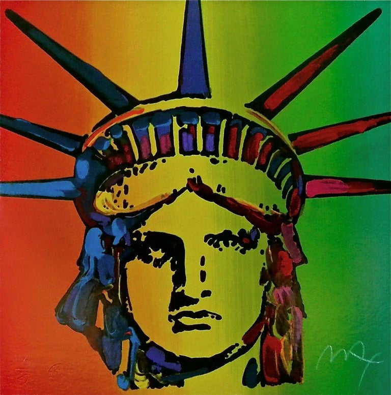 Liberty Head (Retro Suite I) Limited Edition Silkscreen Peter Max - SIGNED - Print by Peter Max