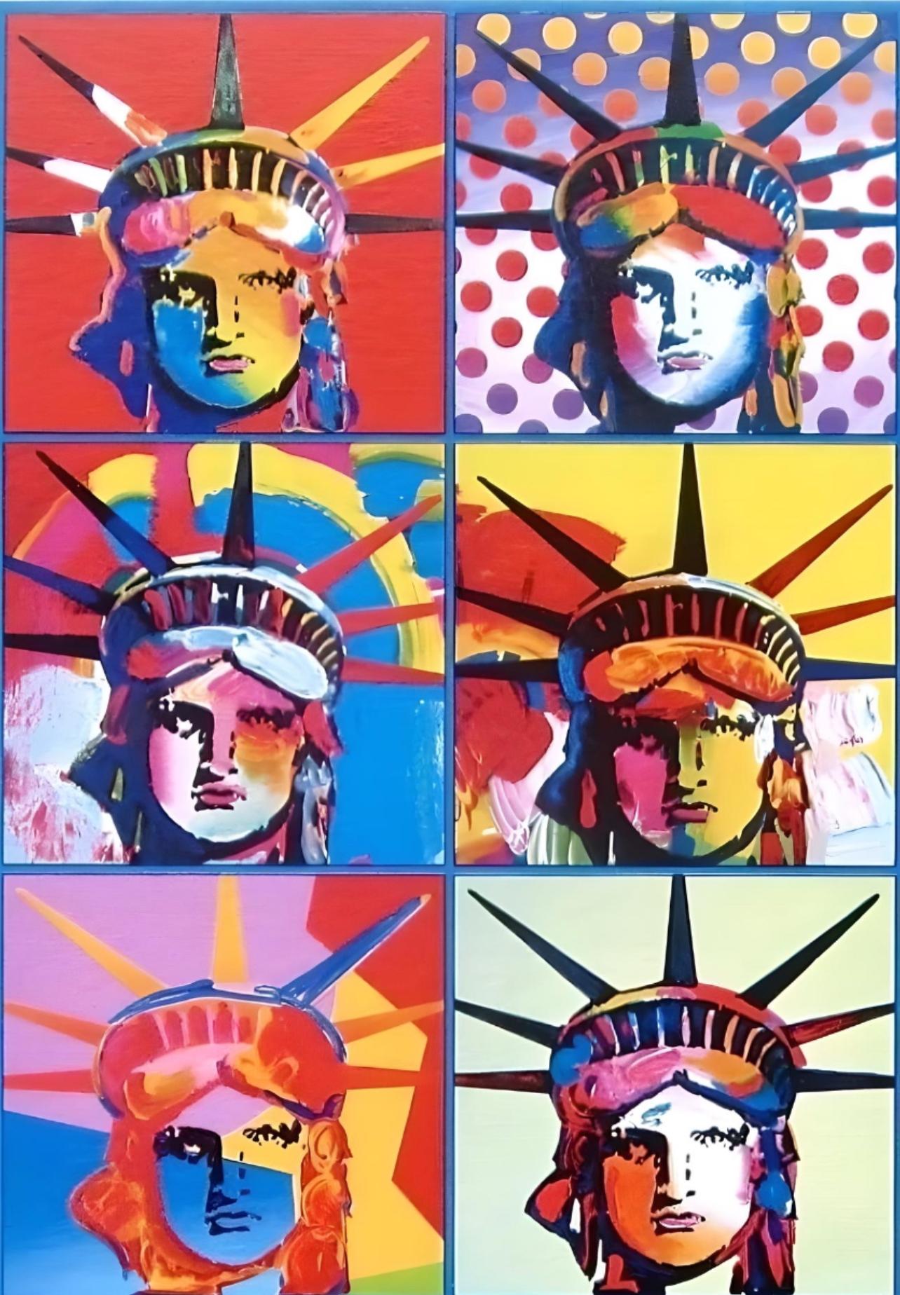 Liberty & Justice for All, Peter Max For Sale 1