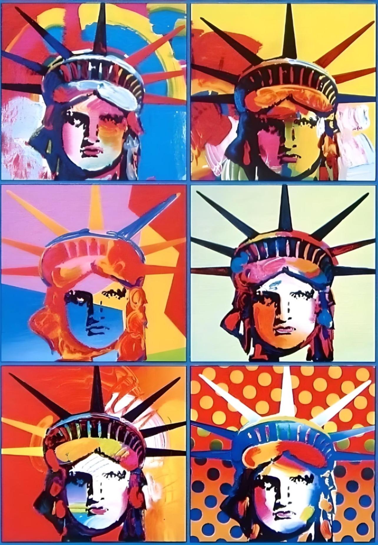 Liberty & Justice for All, Peter Max For Sale 3