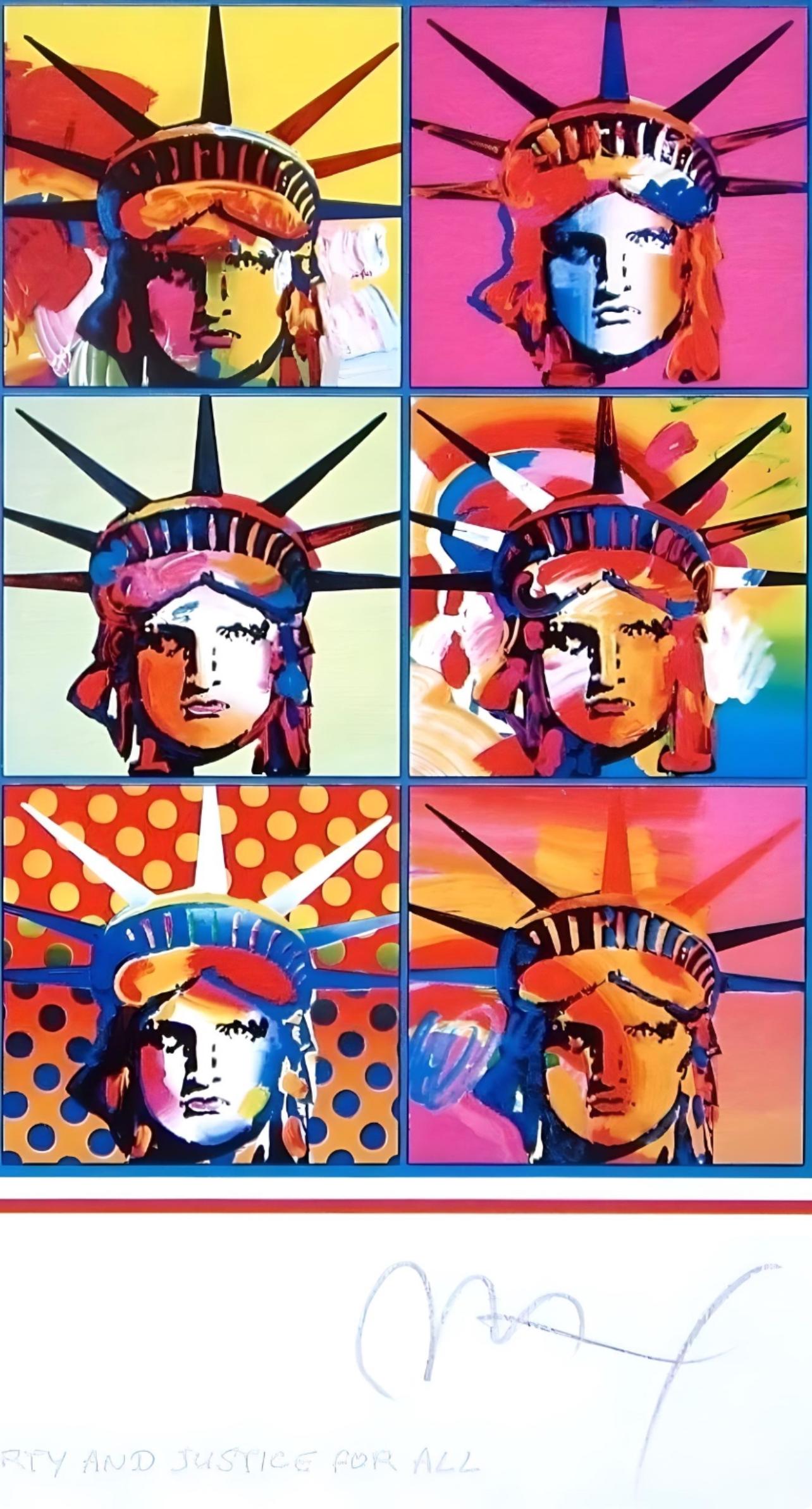 Liberty & Justice for All, Peter Max For Sale 6