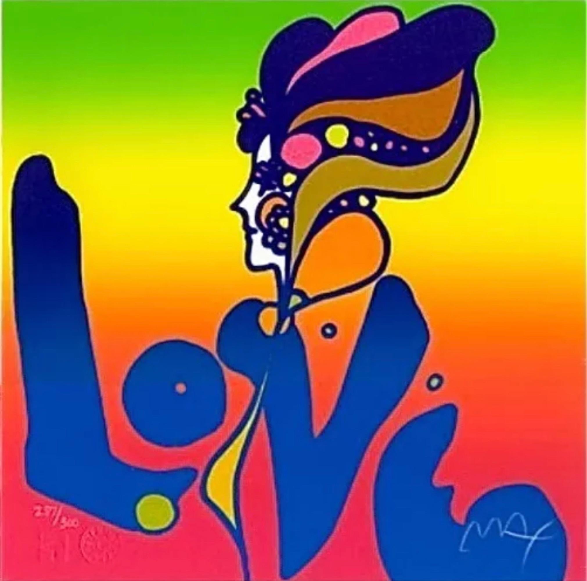 Peter Max Figurative Print - Love (Retro Suite II)