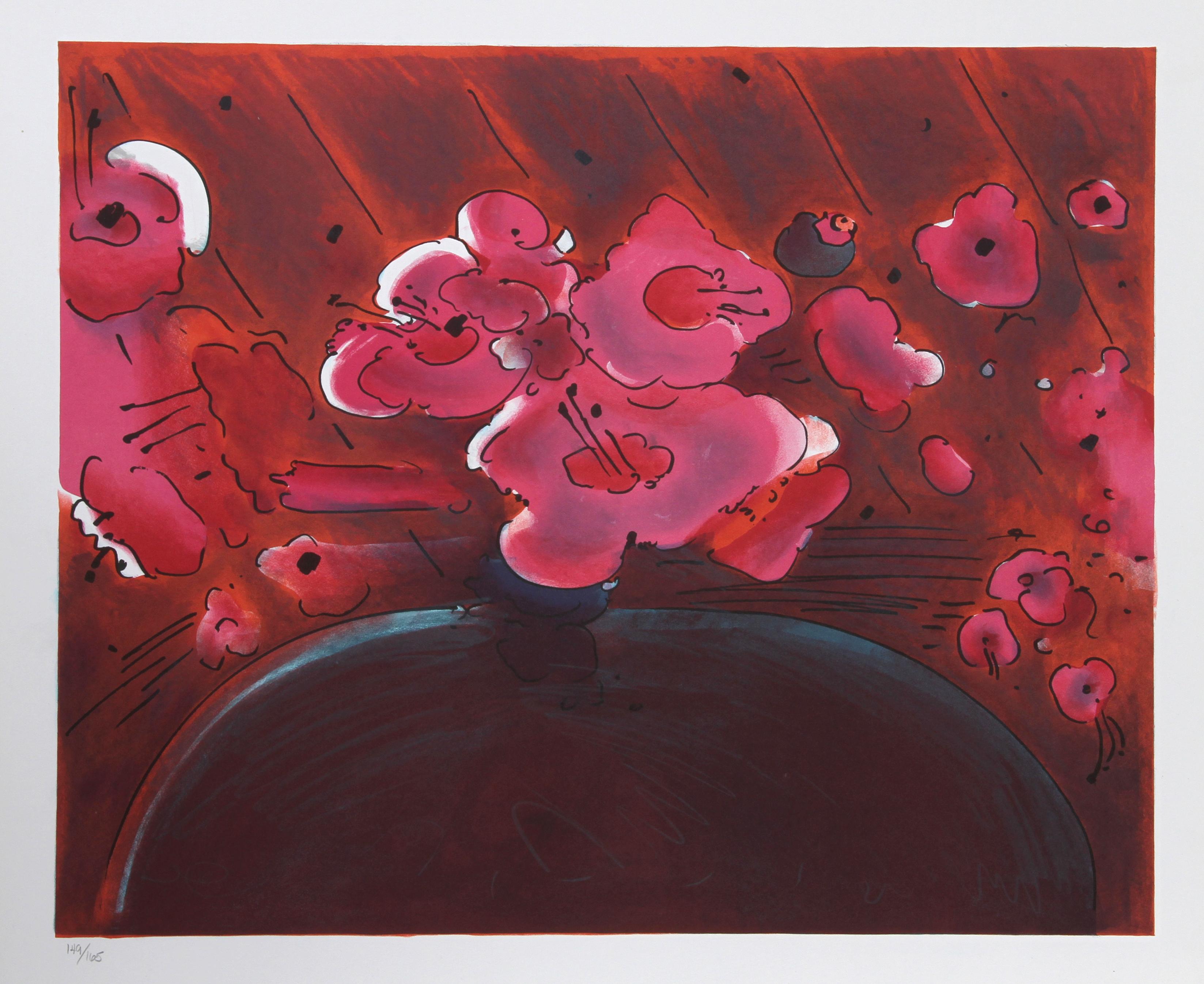 Artistics : Peter Max, Allemand/Américain (1937 - )
Titre : Fleurs de Marilyn II
Année : 1981
Médium : Lithographie, signée et numérotée au crayon
Édition : 165
Taille de l'image : 19 x 23.5 pouces