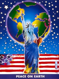 Max, 9-11, Peace on Earth, Hand Signed, Official Edition, Peter Max (after)