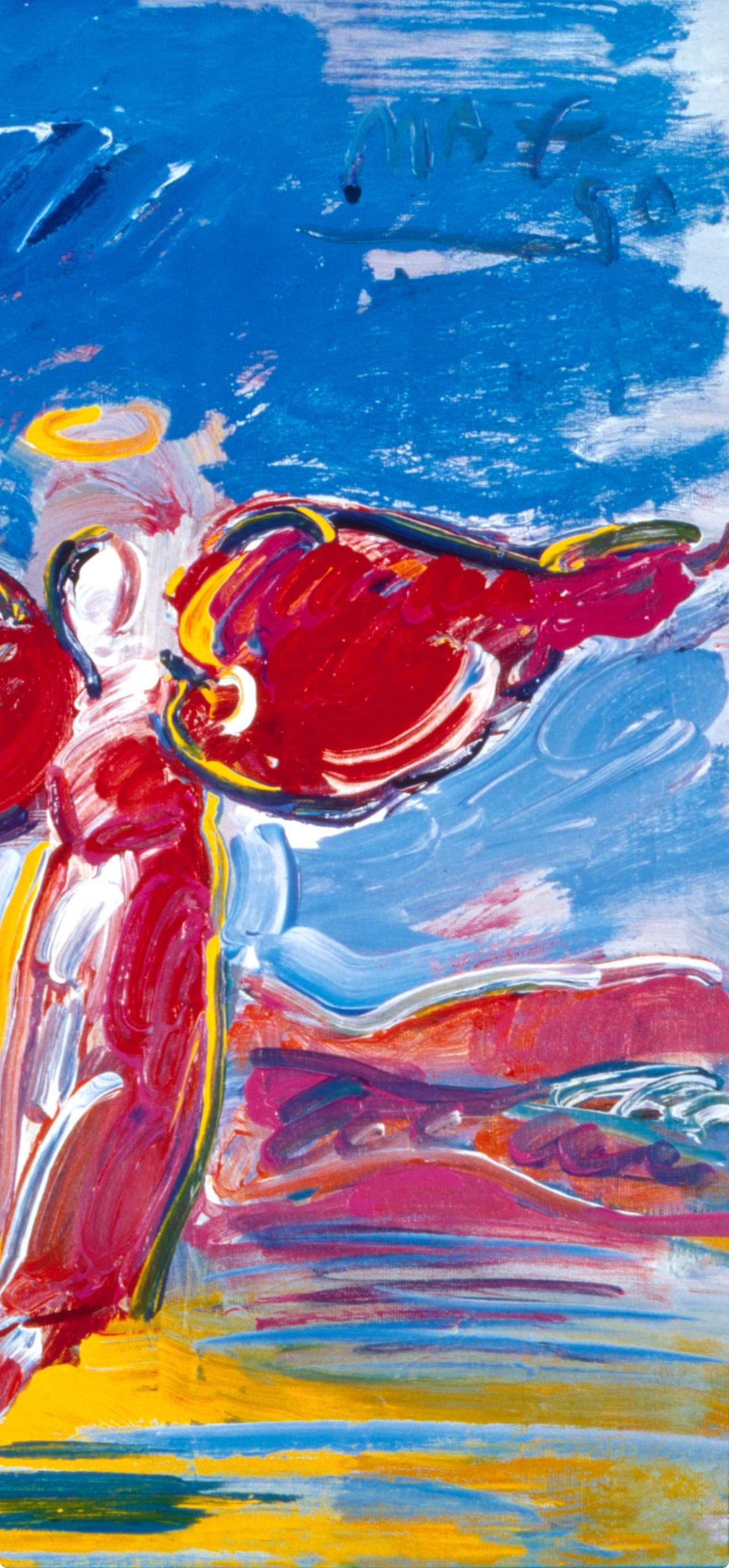Max, Ascending Angel, Hand Signed, Official Edition, Peter Max (after) For Sale 3