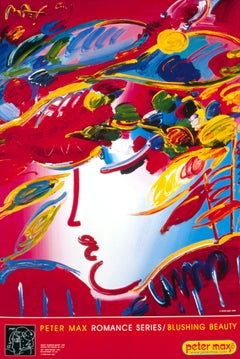 Max, Blushing Beauty, Hand Signed, Official Edition, Peter Max (after)