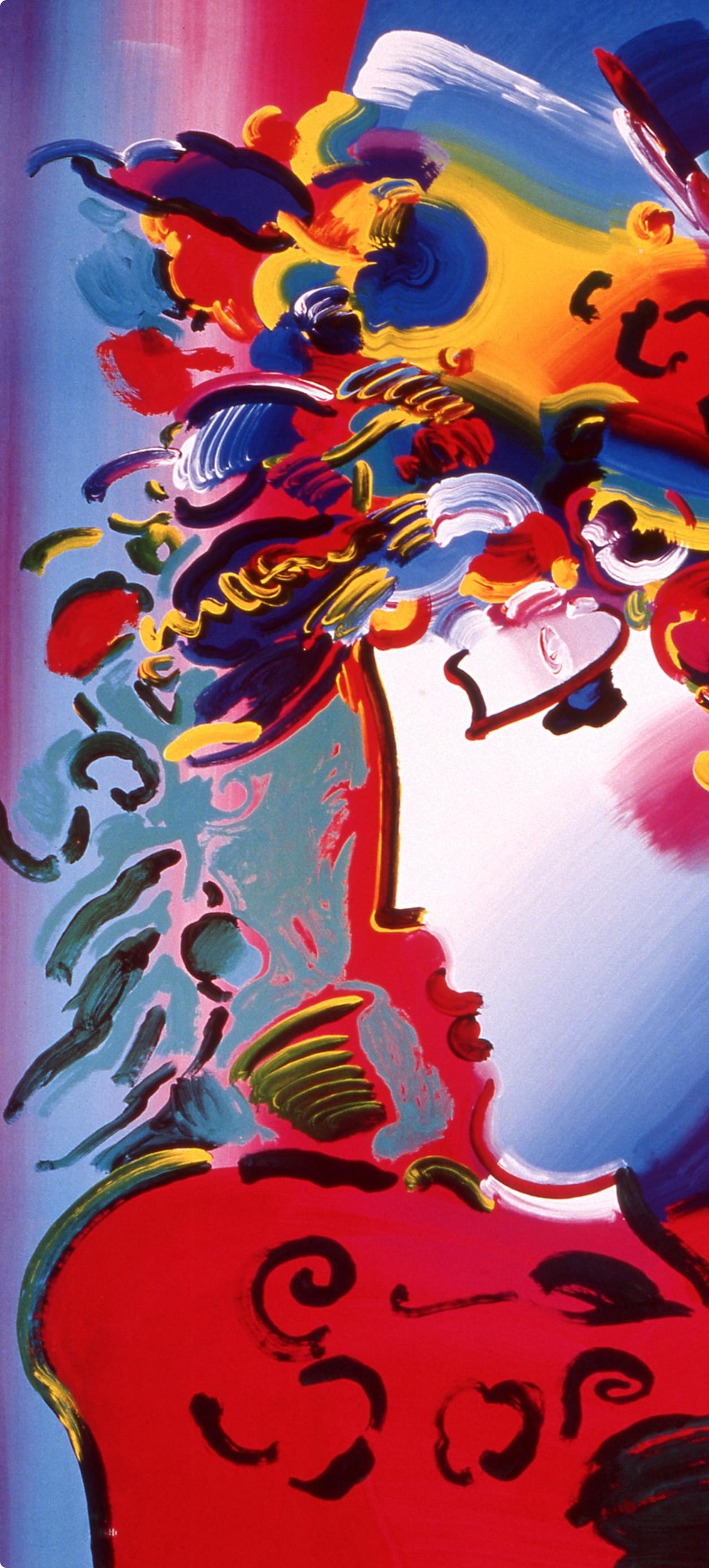 Max, Blushing Beauty II, Hand Signed, Official Edition, Peter Max (after) For Sale 2