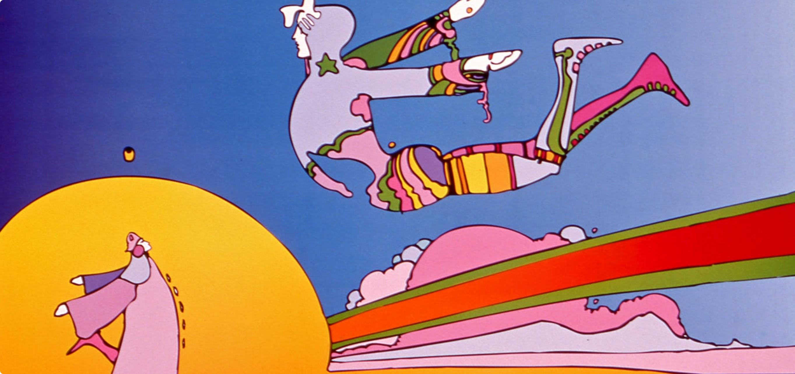 Max, Cosmic Flyer, signé à la main, édition officielle, Peter Max (d'après) en vente 1