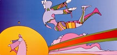 Max, Cosmic Flyer, Hand Signed, Official Edition, Peter Max (after)