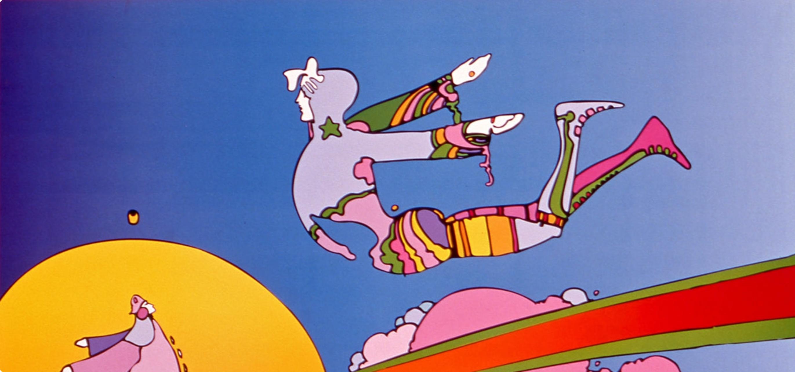 Max, Cosmic Flyer, signé à la main, édition officielle, Peter Max (d'après) en vente 2
