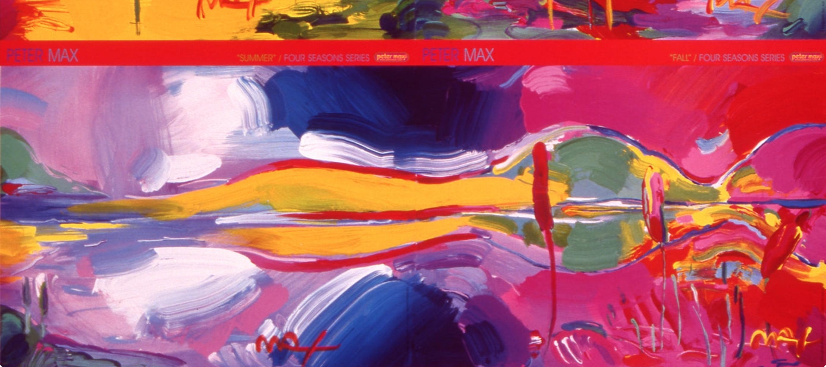 Max, Four Seasons Series, signé à la main, édition officielle, Peter Max (d'après) en vente 2
